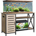 Homall 55 - 75 Gallon Fish Tank Stand with Power Outlets Aquarium Stand with Wooden Cabinet Storage