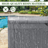 Homall 100 Gallon Outdoor Box Deck Plastic Resin Storage Box