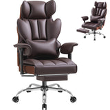 Homall Ergonomic Executive Office Desk Chair 500 lbs Capacity High Back with Footrest Lumbar Support Reclining Adjustable Height & Swivel Wheels