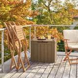 Homall 31 Gallon Outdoor Deck Box In Resin with Seat