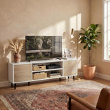 Homall 65 Inch Modern TV Stand,Wood Entertainment Center with Storage Drawers & Cable Management for Living Room