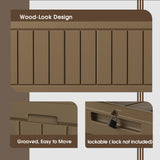 Homall 82 Gallon Outdoor Storage in Resin Deck Box