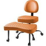 Homall Ergonomic Cross Legged Chair,360°Swivel Wheels, Height Adjustable Ergonomic Kneeling Desk Chairs for ADHD,Meditation ,Yoga and Home Office with Strong Lumbar Support