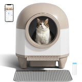 Homall Self-Cleaning Cat Litter Box with App Control, Safety Protection, WiFi, Automatic, Waste Bags