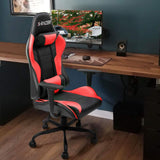 Homall Gaming Chair Office Chair High Back Racing Computer Chair PU Leather Adjustable Seat Height Swivel Chair Ergonomic Executive Chair with Headrest