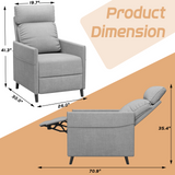 Homall Massage Recliner Home Single Sofa Chair Home Theatre Seating Living Room Sofa