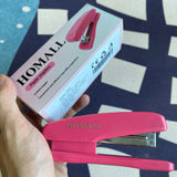 Homall Paper stapler, large volume commercial stapler, jam free, metal, rose red stapler
