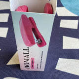 Homall Paper stapler, large volume commercial stapler, jam free, metal, rose red stapler