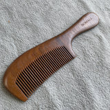 Homall Wooden Combs, Handmade 100% Natural Green Sandalwood Wide Tooth Combs