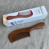 Homall Wooden Combs, Handmade 100% Natural Green Sandalwood Wide Tooth Combs