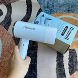 Homall Hair dryer, salon-style, lightweight design, high power for fast drying, heat and speed settings for flexible drying and styling
