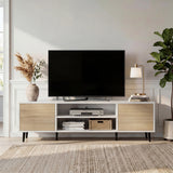 Homall 65 Inch Modern TV Stand,Wood Entertainment Center with Storage Drawers & Cable Management for Living Room