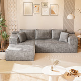 Homall 108" Sectional Sofa Boneless Cloud Couch with L-Shape Chaise Modular Sofa Couch with Deep Seat No Assembly for Living Room,Studio,Apartment