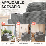 Homall Cloud Boneless Modern Couch Fluffy Group Sofas & Couches With two Cup Holder for Family