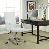 Homall Mid-Back Faux Leather Office Desk Chair Executive Conference Task Chair with Arms