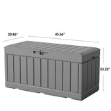 Homall 82 Gallon Outdoor Storage in Resin Deck Box