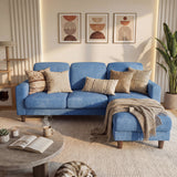 Homall Cloud Modular Sectional Sofa 3 Seat L-Shaped Cloud Oversized Sofa Couch for Living Room, Apartment and Small Space