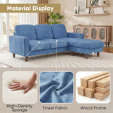 Homall Cloud Modular Sectional Sofa 3 Seat L-Shaped Cloud Oversized Sofa Couch for Living Room, Apartment and Small Space