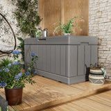 Homall 82 Gallon Outdoor Storage in Resin Deck Box