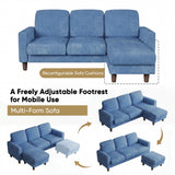 Homall Cloud Modular Sectional Sofa 3 Seat L-Shaped Cloud Oversized Sofa Couch for Living Room, Apartment and Small Space