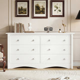 Homall 45'' Tall 5 Drawers Wooden Dresser for Bedroom, Modern Storage Chest of Drawers