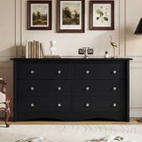 Homall 45'' Tall 5 Drawers Wooden Dresser for Bedroom, Modern Storage Chest of Drawers