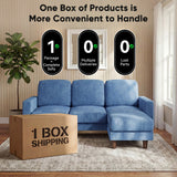 Homall Cloud Modular Sectional Sofa 3 Seat L-Shaped Cloud Oversized Sofa Couch for Living Room, Apartment and Small Space
