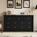 Homall 45'' Tall 5 Drawers Wooden Dresser for Bedroom, Modern Storage Chest of Drawers