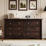 Homall 45'' Tall 5 Drawers Wooden Dresser for Bedroom, Modern Storage Chest of Drawers