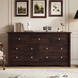 Homall 45'' Tall 5 Drawers Wooden Dresser for Bedroom, Modern Storage Chest of Drawers