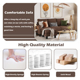 HOMALL Convertible Sectional Sofa Couch, L-Shaped Couch with Reversible Chaise, Modern Linen Fabric Couches for Living Room, Apartment and Small Space