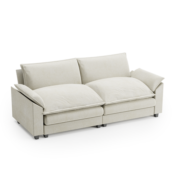 Homall 80" W Loveseat Sofa with Soften Arms for Small Spaces Loveseat Sleeper Couches for Living Room