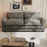 Homall 80" W Loveseat Sofa with Soften Arms for Small Spaces Loveseat Sleeper Couches for Living Room