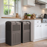Homall Homes & Gardens 36 Gallon Trash Can Plastic Kitchen Trash Can