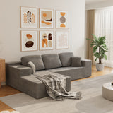 Homall 108" Cloud Sectional Sofa, Boneless Couch with L-Shape Chaise, Modular Couch with Deep Seat, No installation for Living Room & Apartment