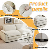 Homall 80" W Loveseat Sofa with Soften Arms for Small Spaces Loveseat Sleeper Couches for Living Room