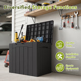 Homall 31 Gallon Outdoor Deck Box In Resin with Seat, Black
