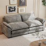 Homall 80" W Loveseat Sofa with Soften Arms for Small Spaces Loveseat Sleeper Couches for Living Room
