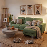 Homall Cloud Modular Sectional Sofa 3 Seat L-Shaped Cloud Oversized Sofa Couch for Living Room, Apartment and Small Space