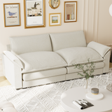 Homall 80" W Loveseat Sofa with Soften Arms for Small Spaces Loveseat Sleeper Couches for Living Room