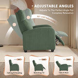 Homall Recliner Chair with Padded Seat Corduroy Electric Ergonomic Adjustable Power Recliner Chair for Living Room Bedroom