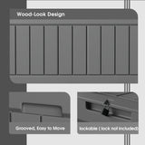 Homall 82 Gallon Outdoor Storage in Resin Deck Box