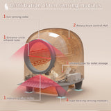 Homall Self Cleaning cat Litter Box with App Control Support WiFi and Safety Protection,Automatic Cat Litter Box for Multiple Cats with A Complimentary Garbage Bag