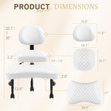 Homall Ergonomic Cross Legged Chair,360°Swivel Wheels, Height Adjustable Ergonomic Kneeling Desk Chairs for ADHD,Meditation ,Yoga and Home Office with Strong Lumbar Support