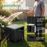Homall Hose Reel, with Hose Guide, 180 ft Hose Capacity, Hose Hideaway Garden Hose Reel