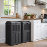 Homall Homes & Gardens 36 Gallon Trash Can Plastic Kitchen Trash Can