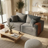 Homall Modular Corduroy Sofa, Sectional Couch with Convertible Modules, Modern Minimalist Sofa Set for Living Room, Freely Combinable Sofa Furniture