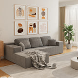 Homall 108" Cloud Sectional Sofa, Boneless Couch with L-Shape Chaise, Modular Couch with Deep Seat, No installation for Living Room & Apartment