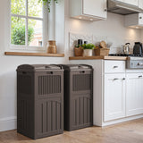 Homall Homes & Gardens 36 Gallon Trash Can Plastic Kitchen Trash Can