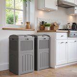 Homall Homes & Gardens 36 Gallon Trash Can Plastic Kitchen Trash Can